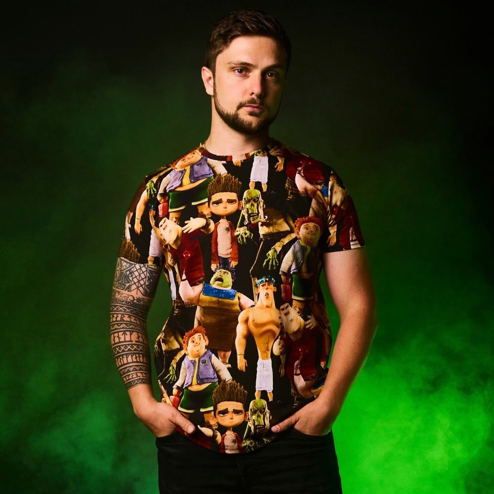 ParaNorman All Over Print T-Shirt size Large - Picture 3 of 4